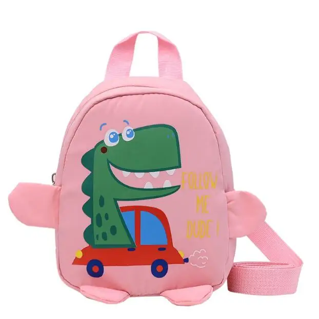 Cartoon Dinosaurs Pattern Kids Backpack Cute Kindergarten Child School ...