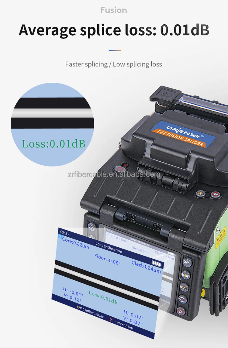  ORIENTEK T44 Fusion Splicer fusionadora fibra óptica