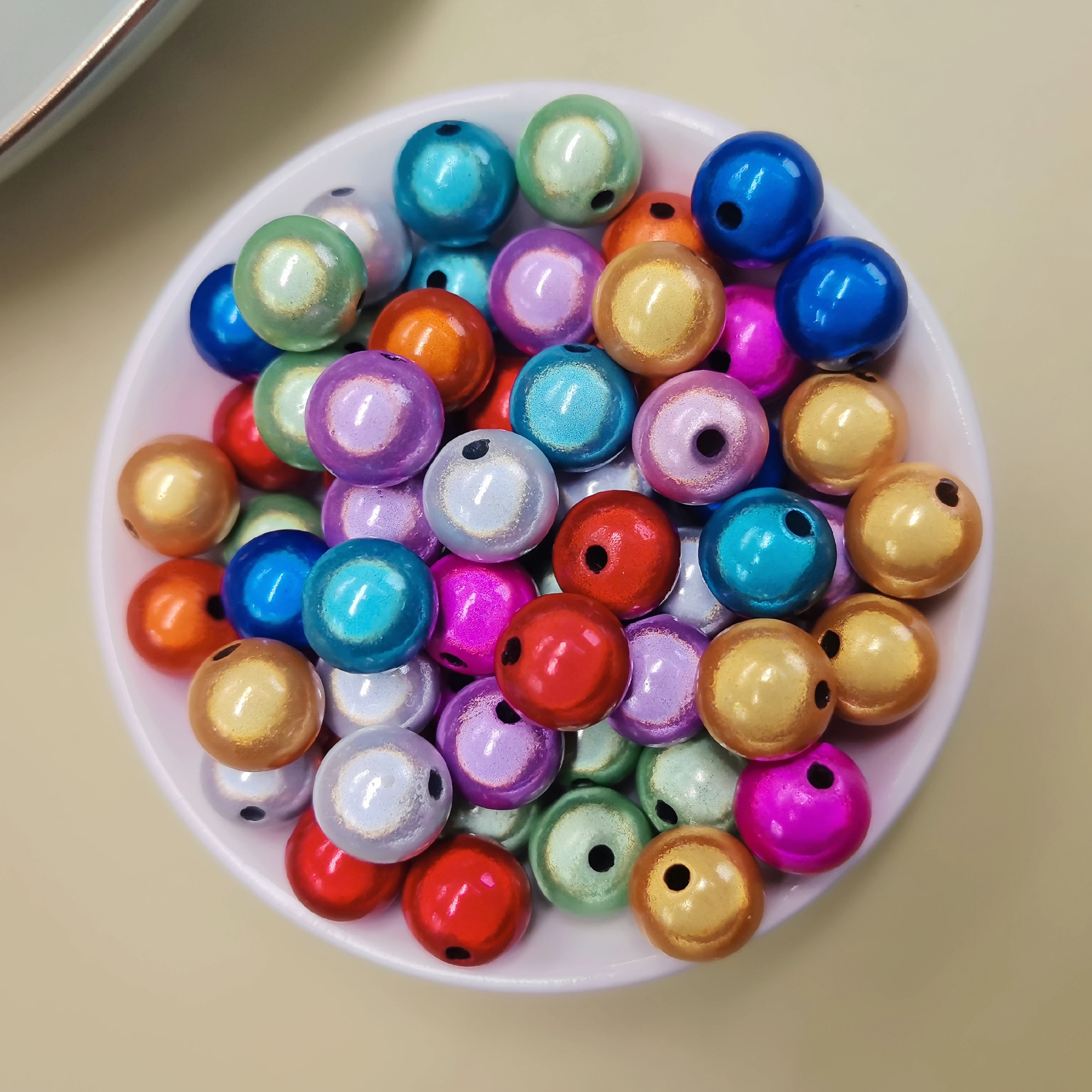 Acrylic Miracle Beads in Mixed Colors 4mm to 20mm 3D Illusion