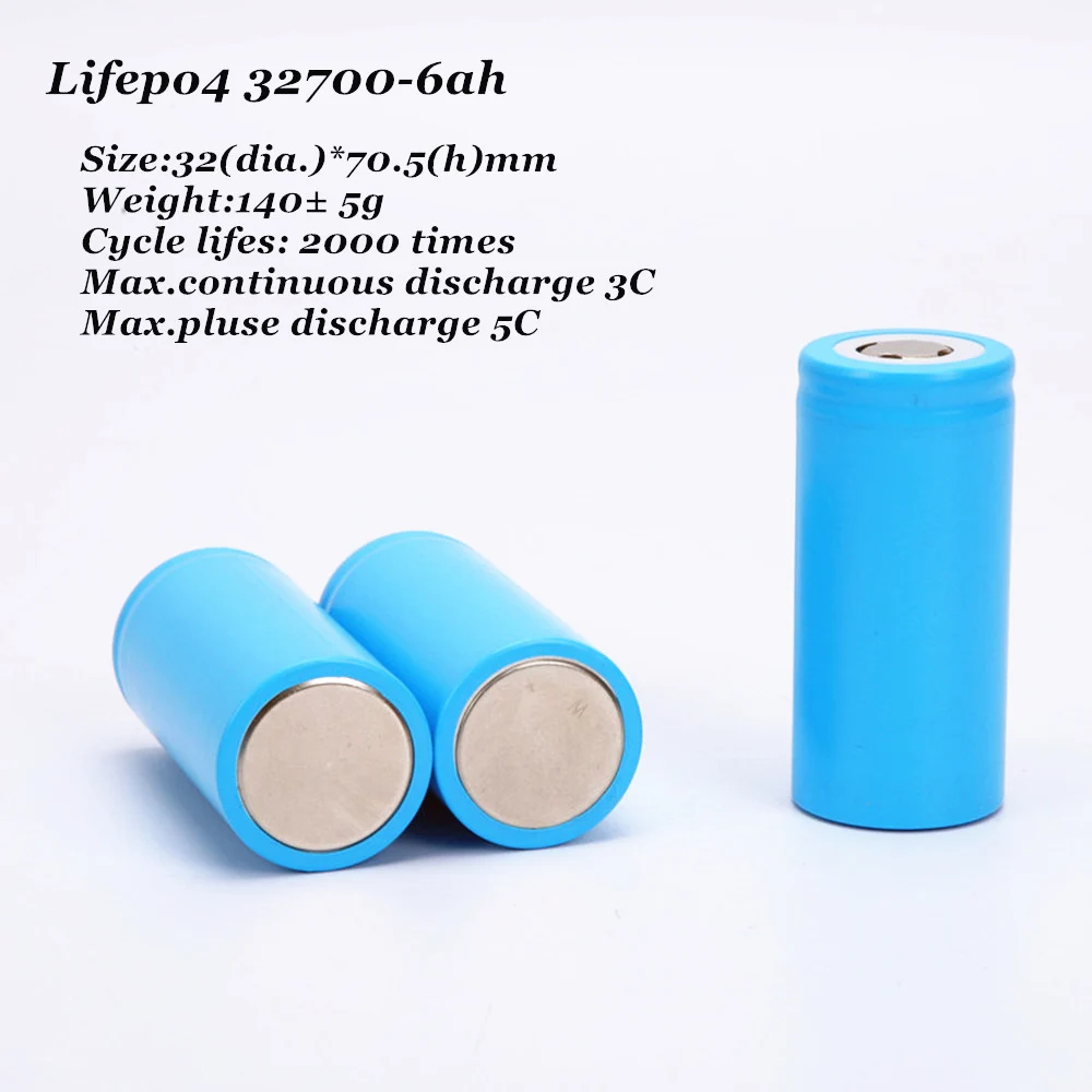 Huaxing 32700 6000mAh Li-ion LiFePO4 Battery for Solar Energy