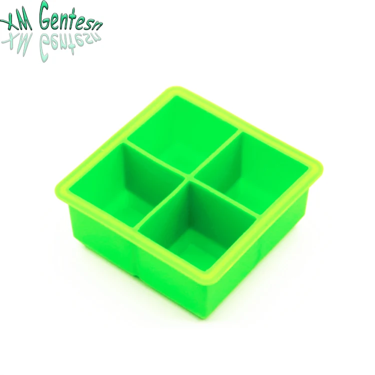 Силиконовый лоток для льда с 4 полостями
