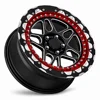 Gloss Black Milled + Red Lip