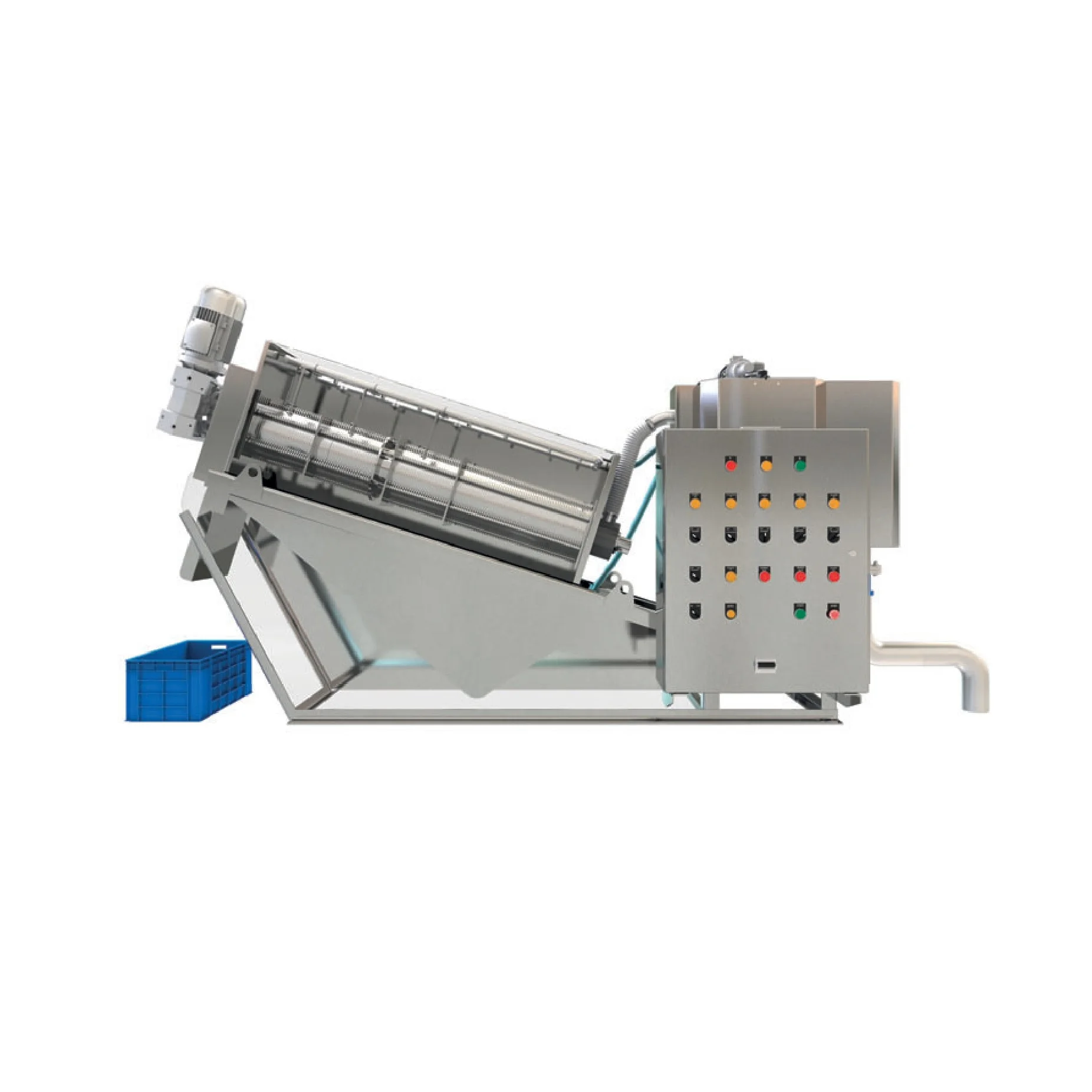 Robust Fully Automated Multi Disc Screw Press (mdsp) For Waste Water ...