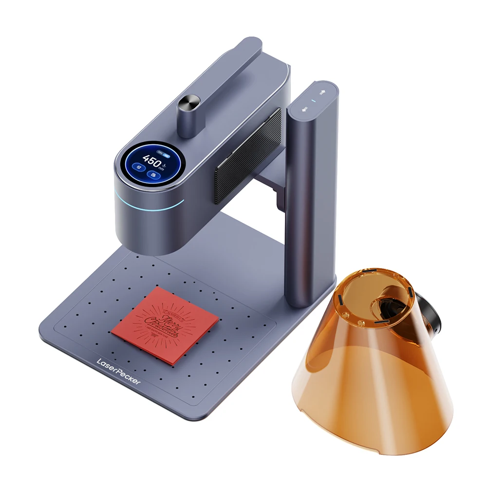 Laserpecker4金属プラスチックシルバーウッドレザー用の基本的な