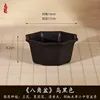 Resina - Diametro 17cm, Altezza 8.2cm - Nero Jet