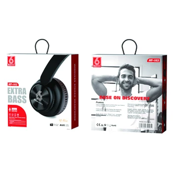 Customize Headset Bluetooth Over-Ear Headphones Packaging Box