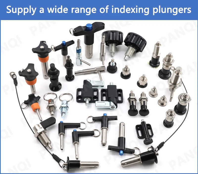 Index Bolt Simple Finish Lrhs Hand Retractable Spring Plungers