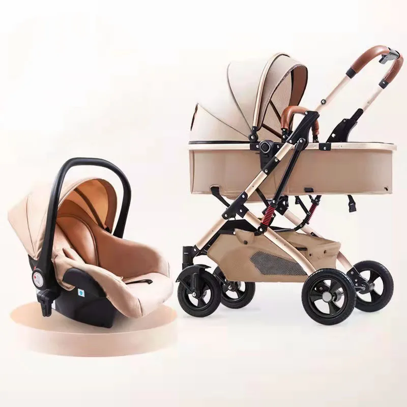 Whole sale Top Quality cheap Portable luxury Baby jogger newborn Stroller foldable and car seat combo 3 i 1 for infant