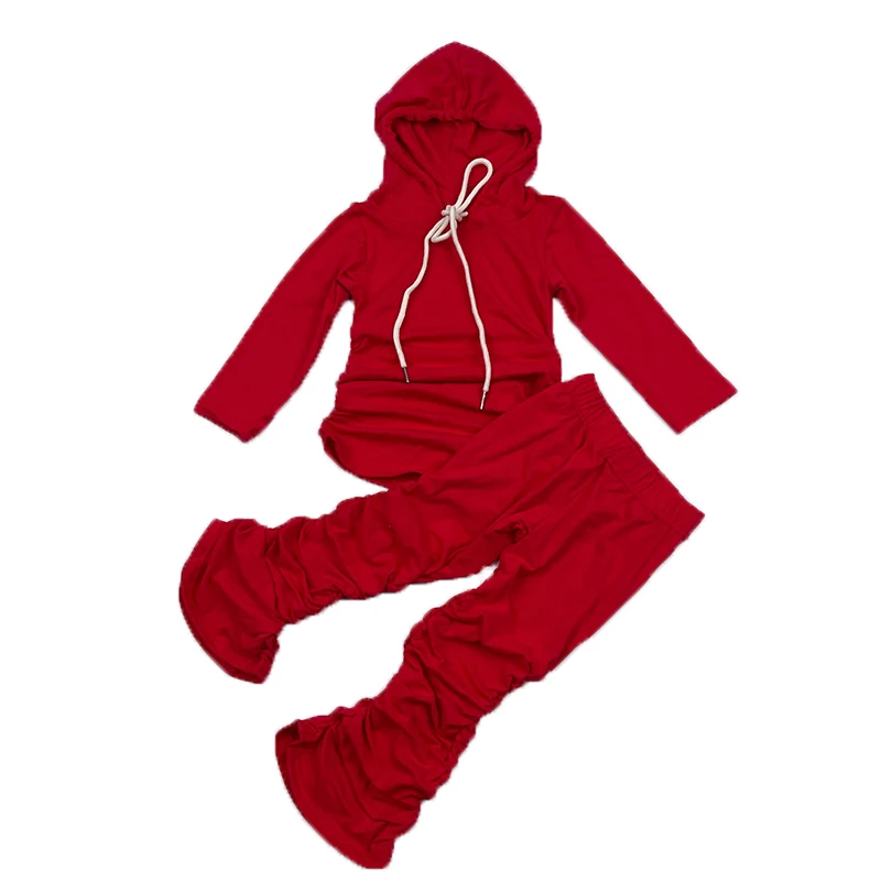 Разноцветный детский хлопковый спортивный костюм и комплект с толстовкой на ребенка старше для маленьких девочек наборный штаны из двух предметов; Костюмы в стиле «Мама