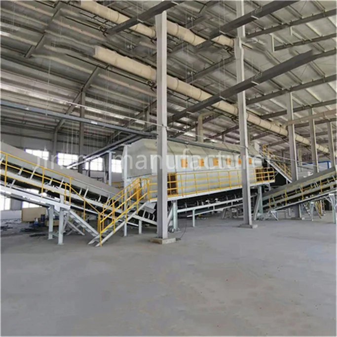 Барабанная машина для переработки отходов сортировочная