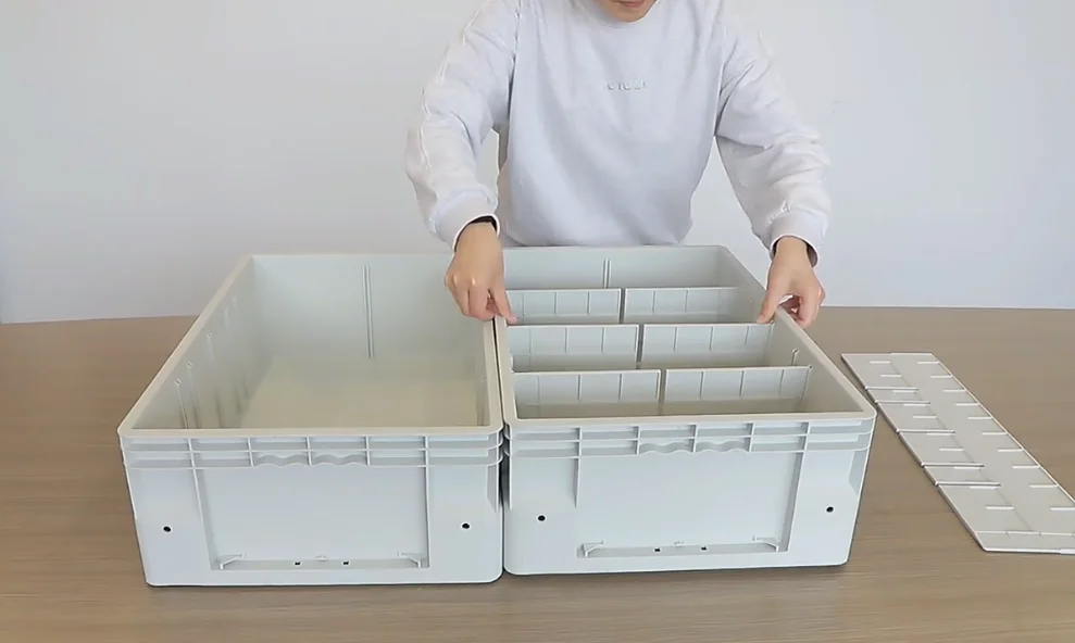 Heavy Duty Plastic Stackable Storage Containers - Crates For E-commerce ...