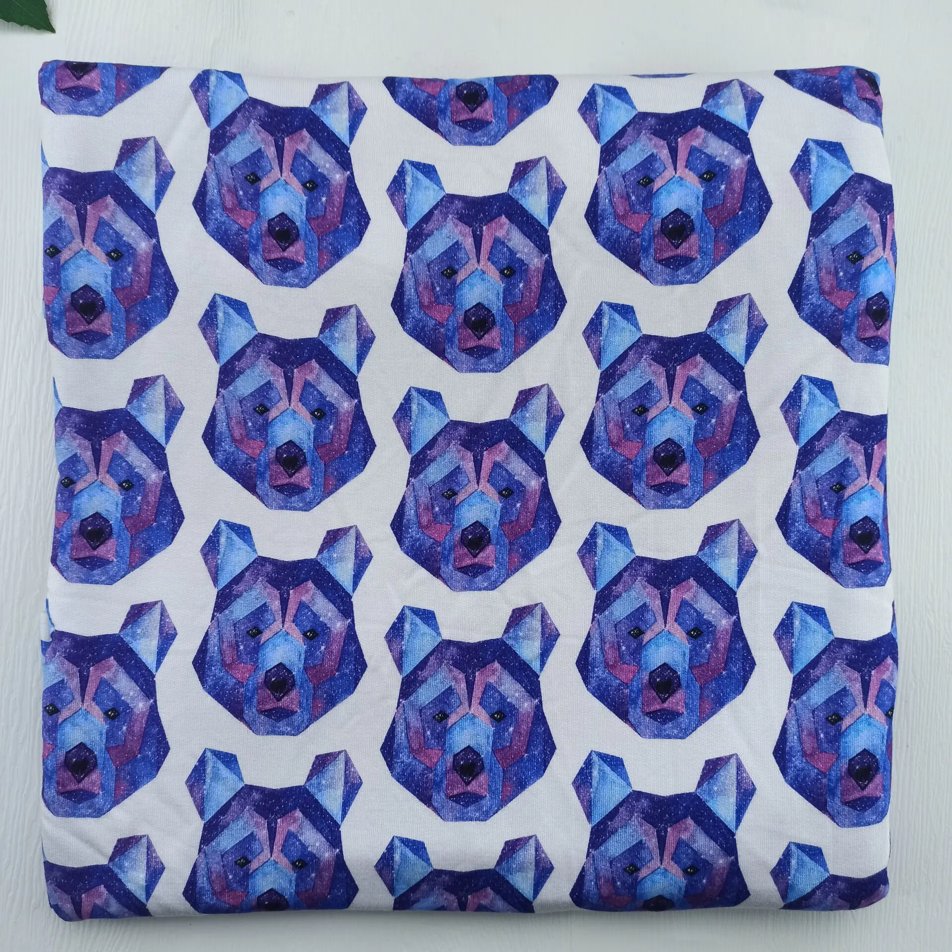 Лучшее качество, принт для собак, 95% бамбук, 5% спандекс, тяжелая футболка из бамбука, французская махровая ткань для детей