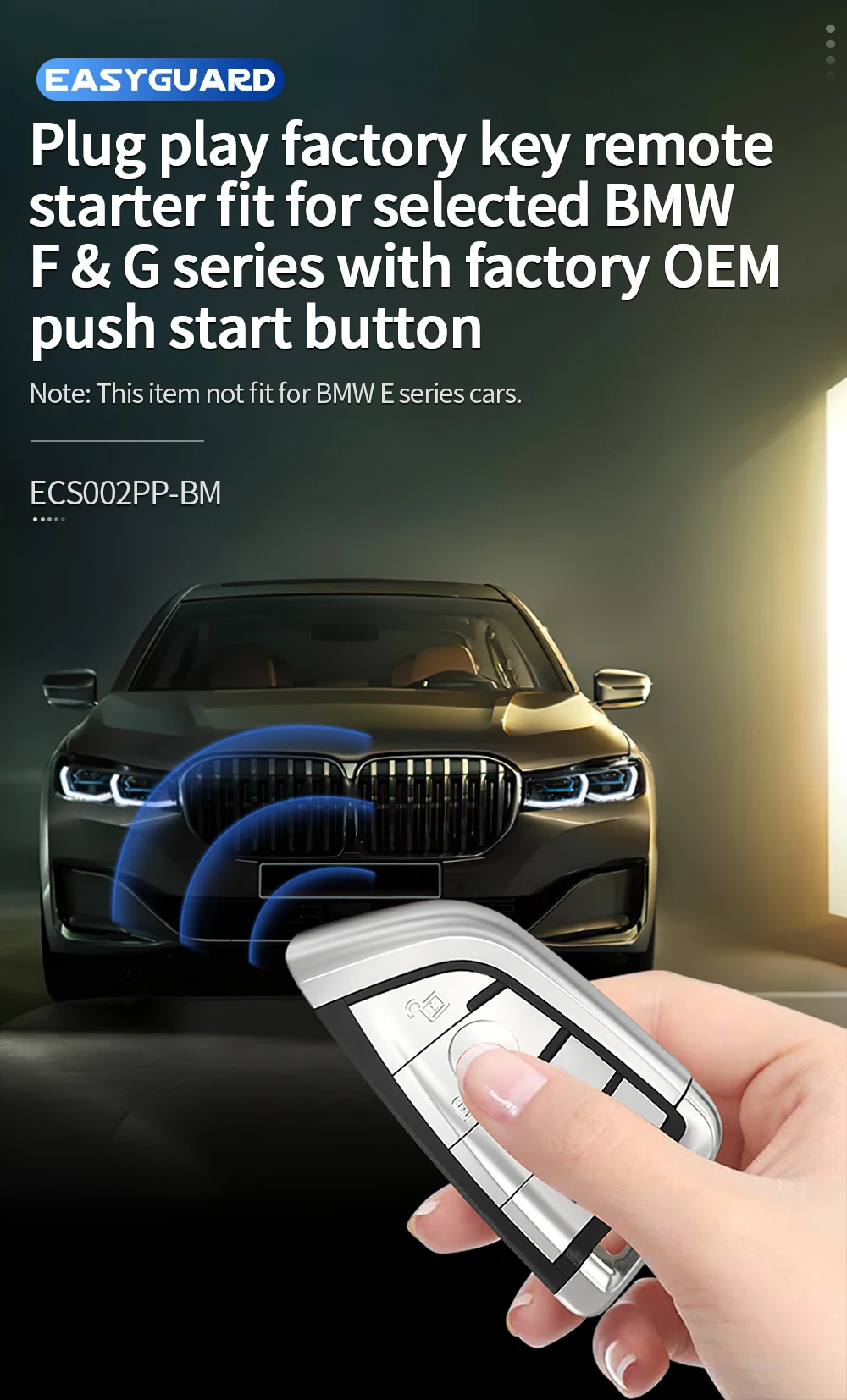 Easyguard Plug Play Factory Key Remote Starter Fit For Selected Bmw G20