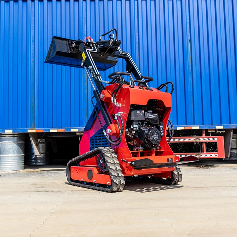 HS320T Track Skid Steer Loader 830kg Operating Weight 0.15m³ Bucket 9.7KW/10KW KOOP/BAILITONG Optional EPA/CE Available