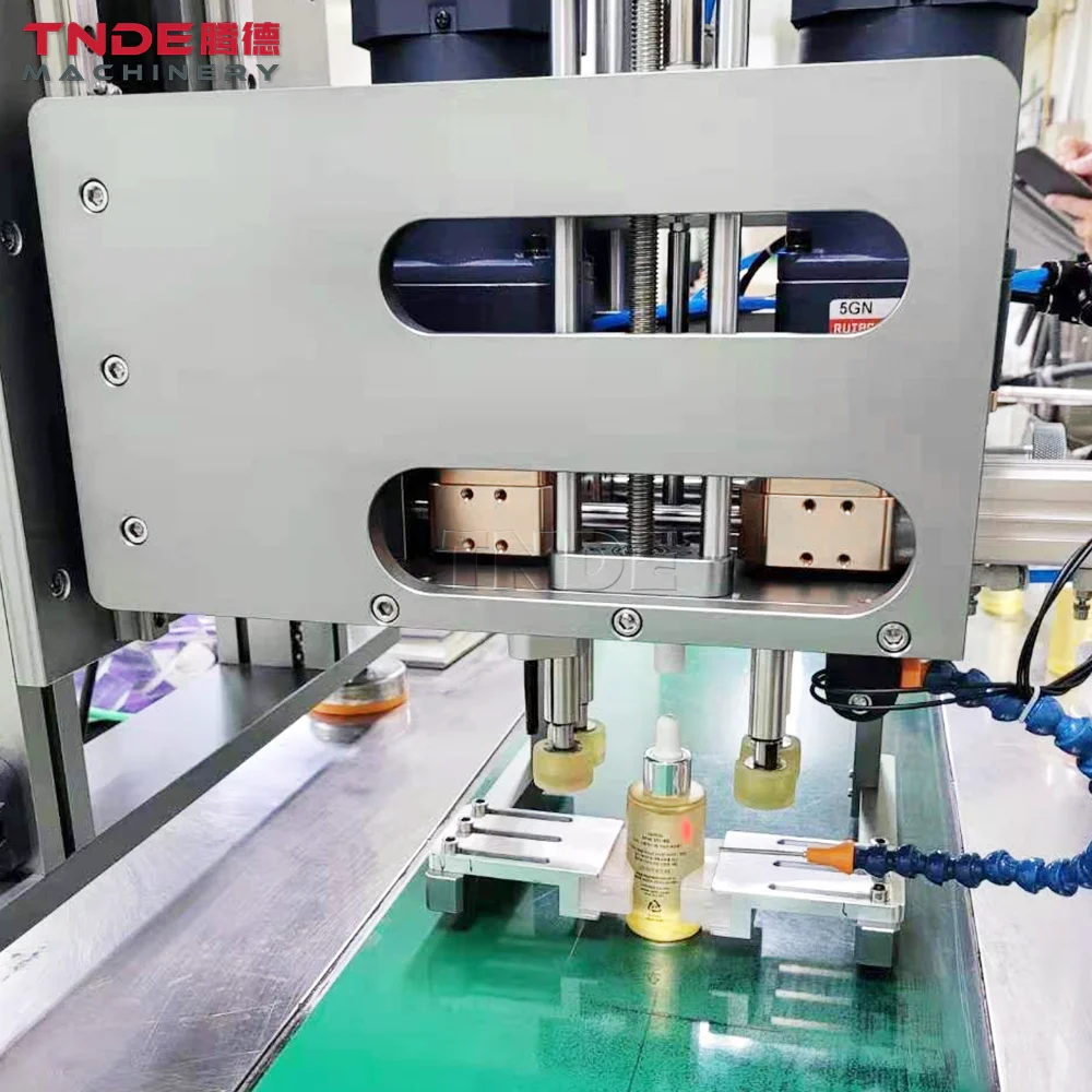 Hot Selling Products 2025 Desktop Fully Automatic Cosmetics Glass Bottles Plastic Bottles Capping Machine