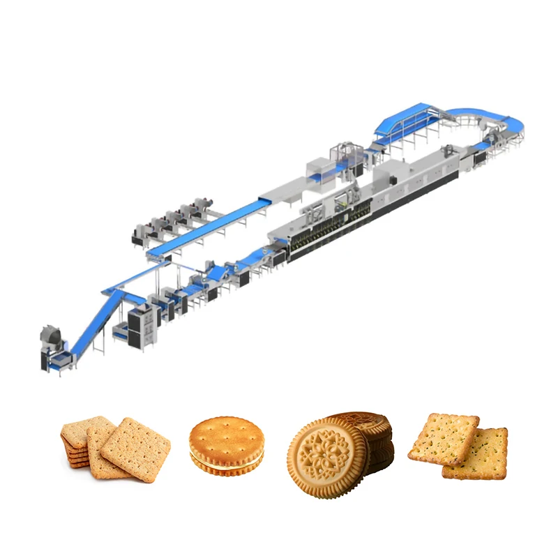 Factory Direct Sale Small Automatic Biscuit Making Production Line Cookie Biscuit Wire Cutter for Food Processing Machinery