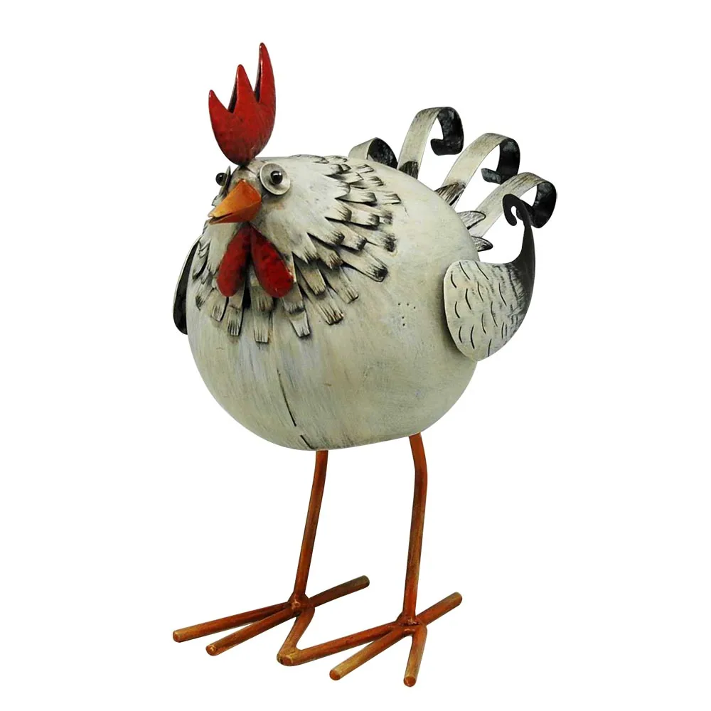 Metal Small Chicken Statue Crafts SG50402-9.5A