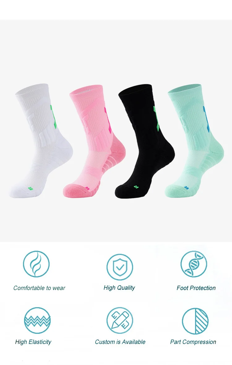 cushioned basketball socks