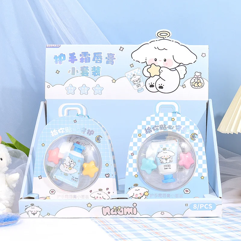 Support Customization Wholesale Moisturizing and Non Greasy NAOMI Hand Cream and Lip Balm Mini Set