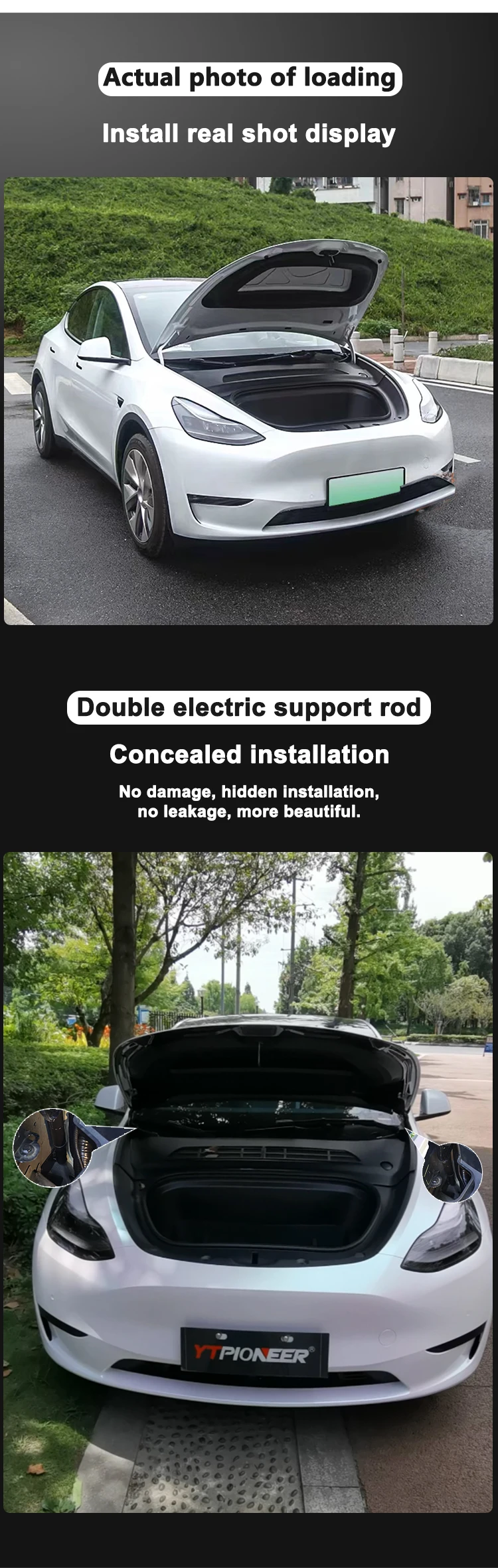 Car Accessories Automatic Front Hood Lift Electric Front Car Auto Power