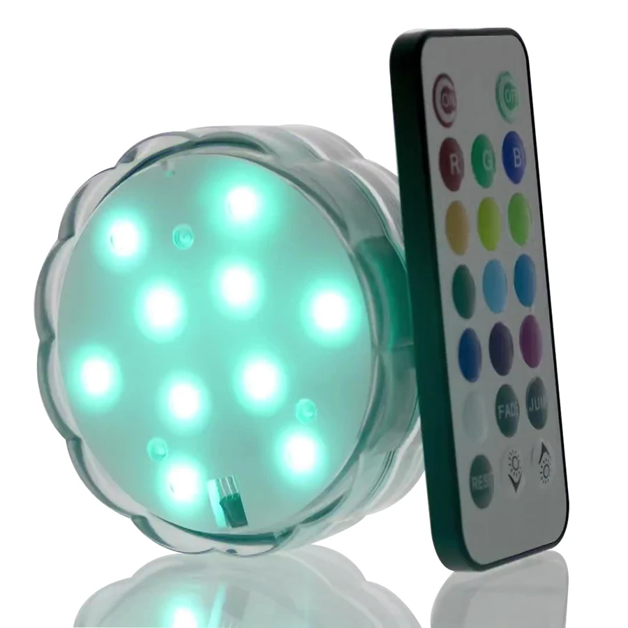 LED Multi-Colour Submersible Waterproof Base /Party/ Decor Light with Remote