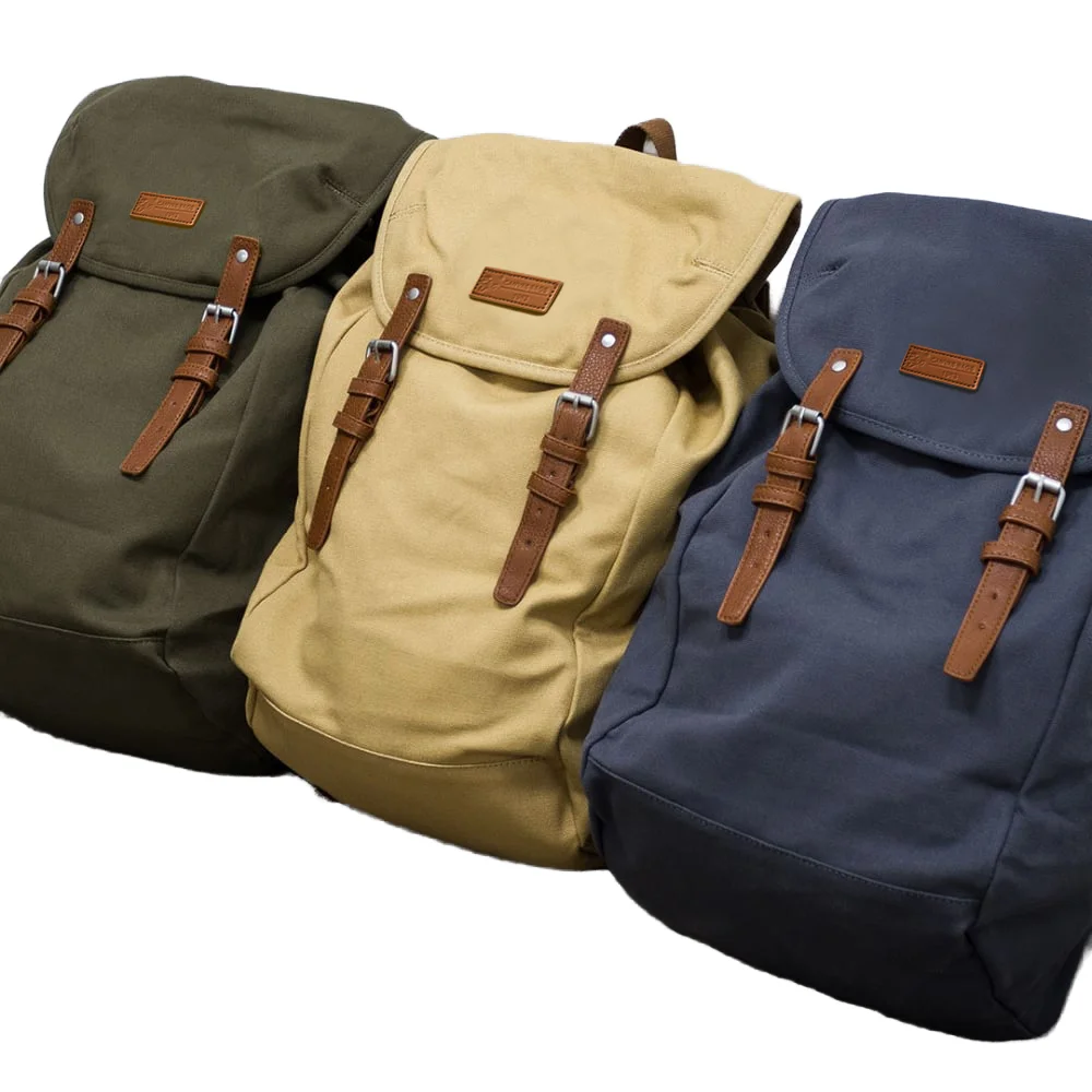 大容量ヴィンテージコットンユニセックスキャンバスバックパック