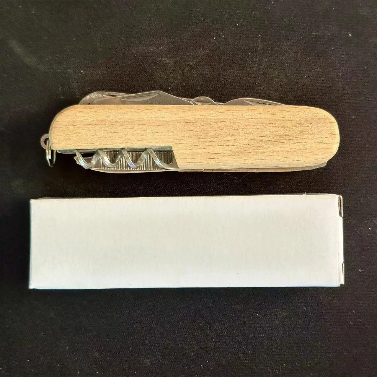 Wholesale Small Folding Pocket Knife 11 in 1 Multifunctional Wood for Swiss Knife with Stainless Steel Blade OEM Customizable