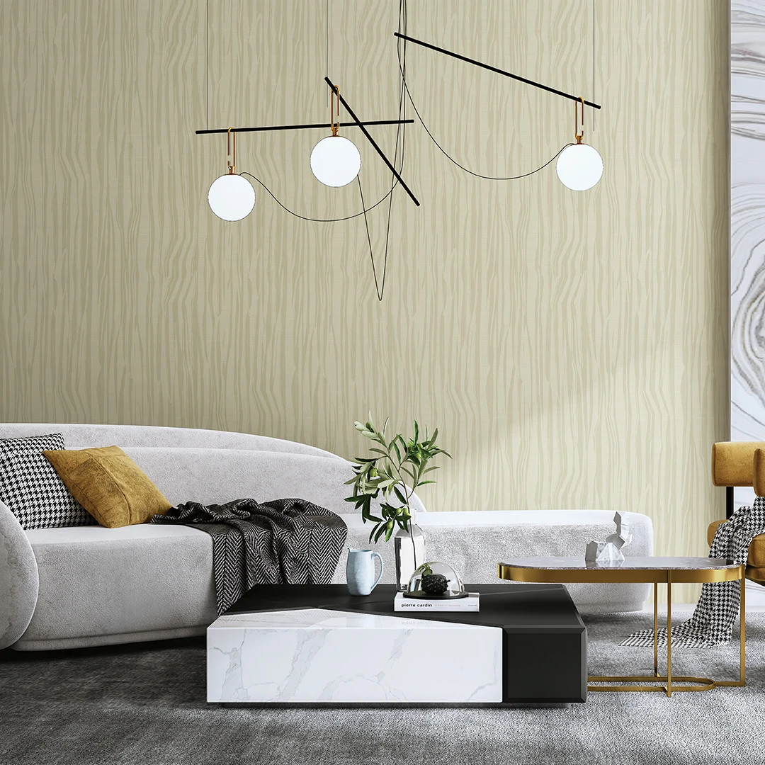 Classic Straw Texture Wallpaper Plain Solid Color Wall Paper Simple Modern Non Woven Wallpaper