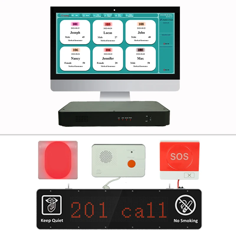 MMCall Wired Hospital Intercom  Wired System Hospital Intercom Nurse Intercom System