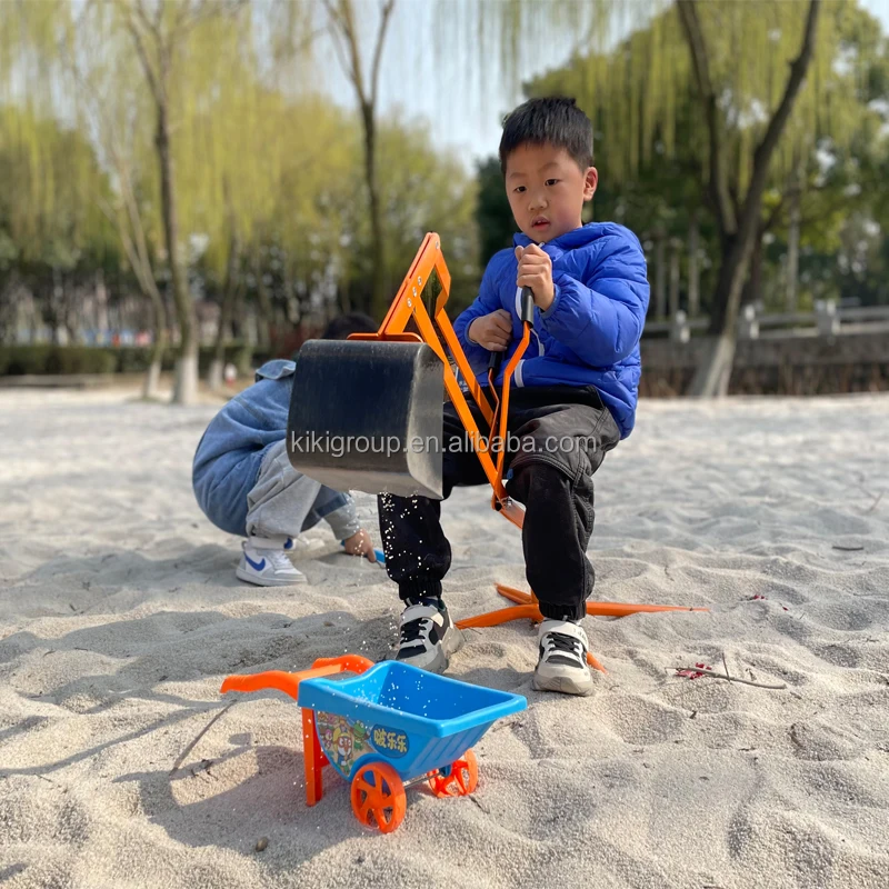 Хорошее качество недорогой наружный металлический детский экскаватор мини-оборудование для игровой площадки песочный игры в песок грязь и