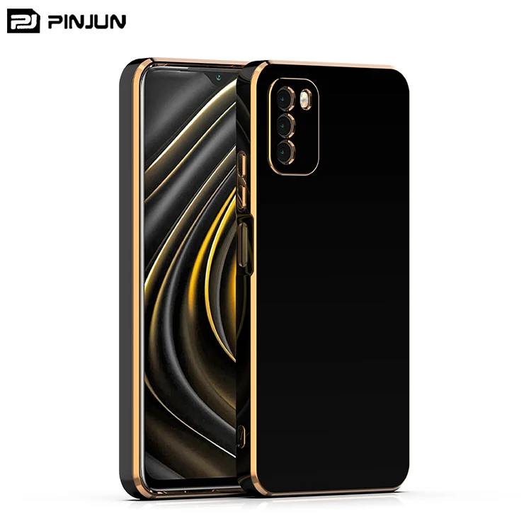 Creative 6D Solid Color Plating Frame Mobile Phone Cases for Xiaomi Poco M3 M5s M5 M4 F4 X4 GT Back Cover Camera Protection Case