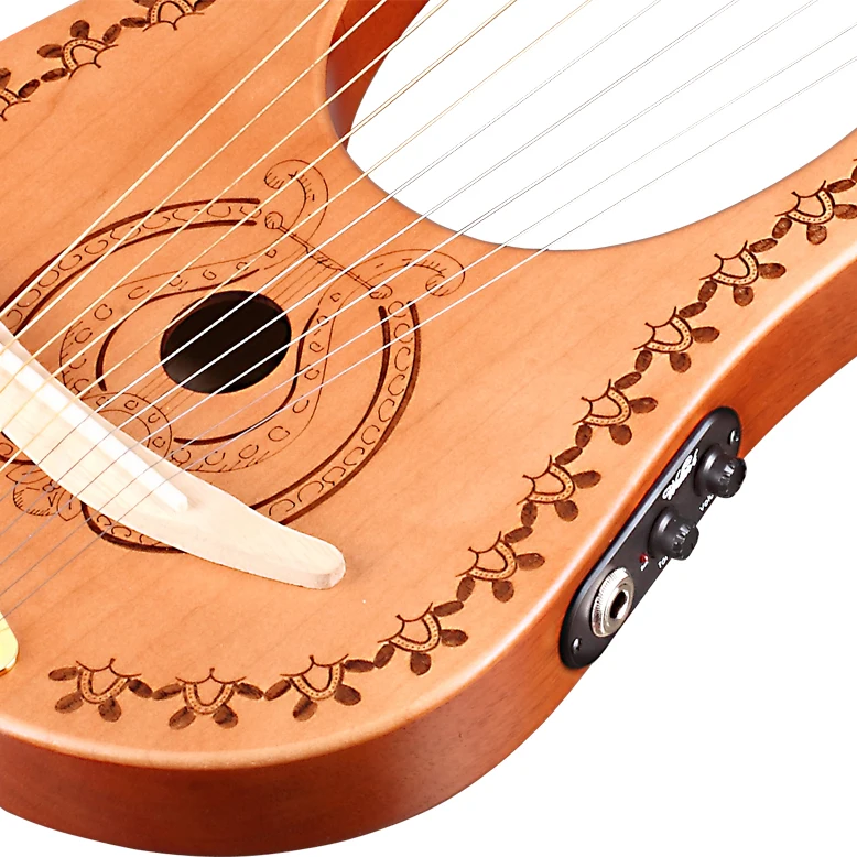 2023 WALTER EQ Lyre Harp - Customizable, Solid Maple & Rubber
