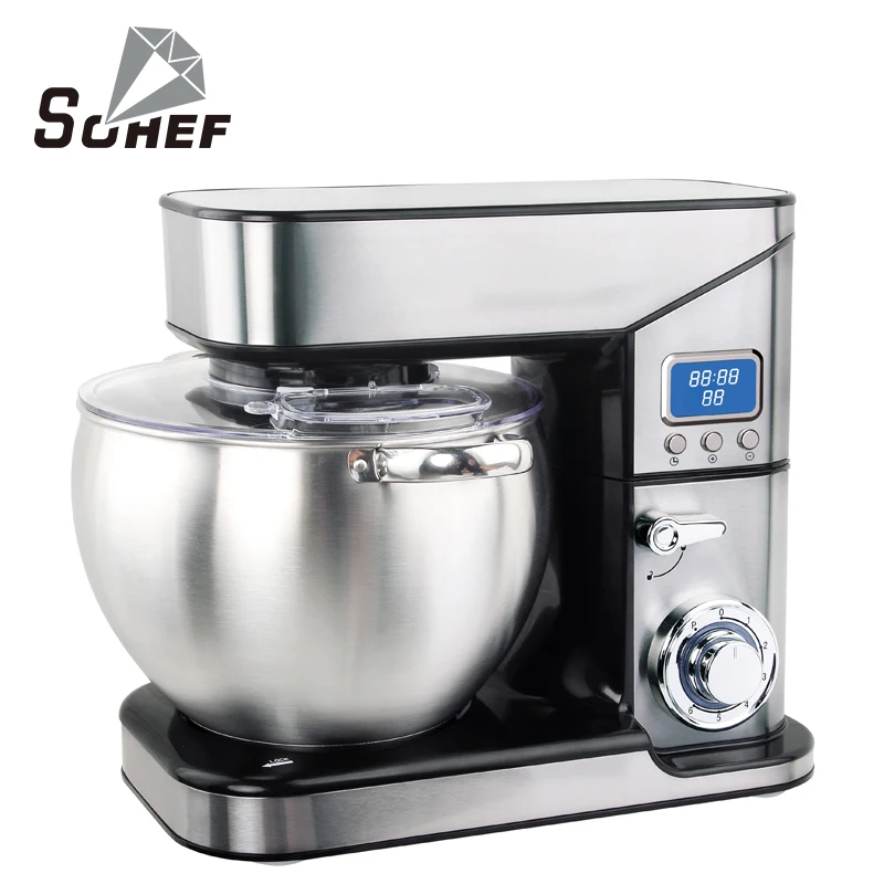 Portable Rechargeable Electric Blender and Mixer with Stand Kitchen Food Mixers and Mixing Bowl Vacuum Blender Accessory