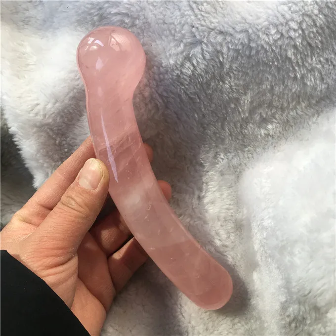 Natural Rose Quartz Wand Massage Crystal Wand for Wholesale