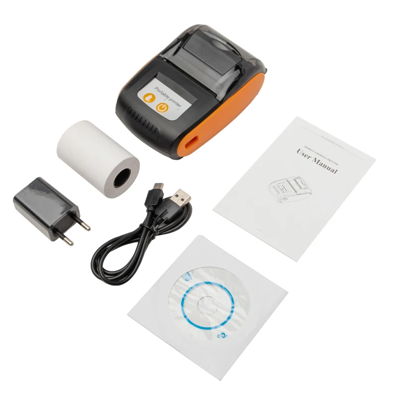 Blue Tooth Thermal Printer Pt210 58mm Mini Portable Thermal Printer
