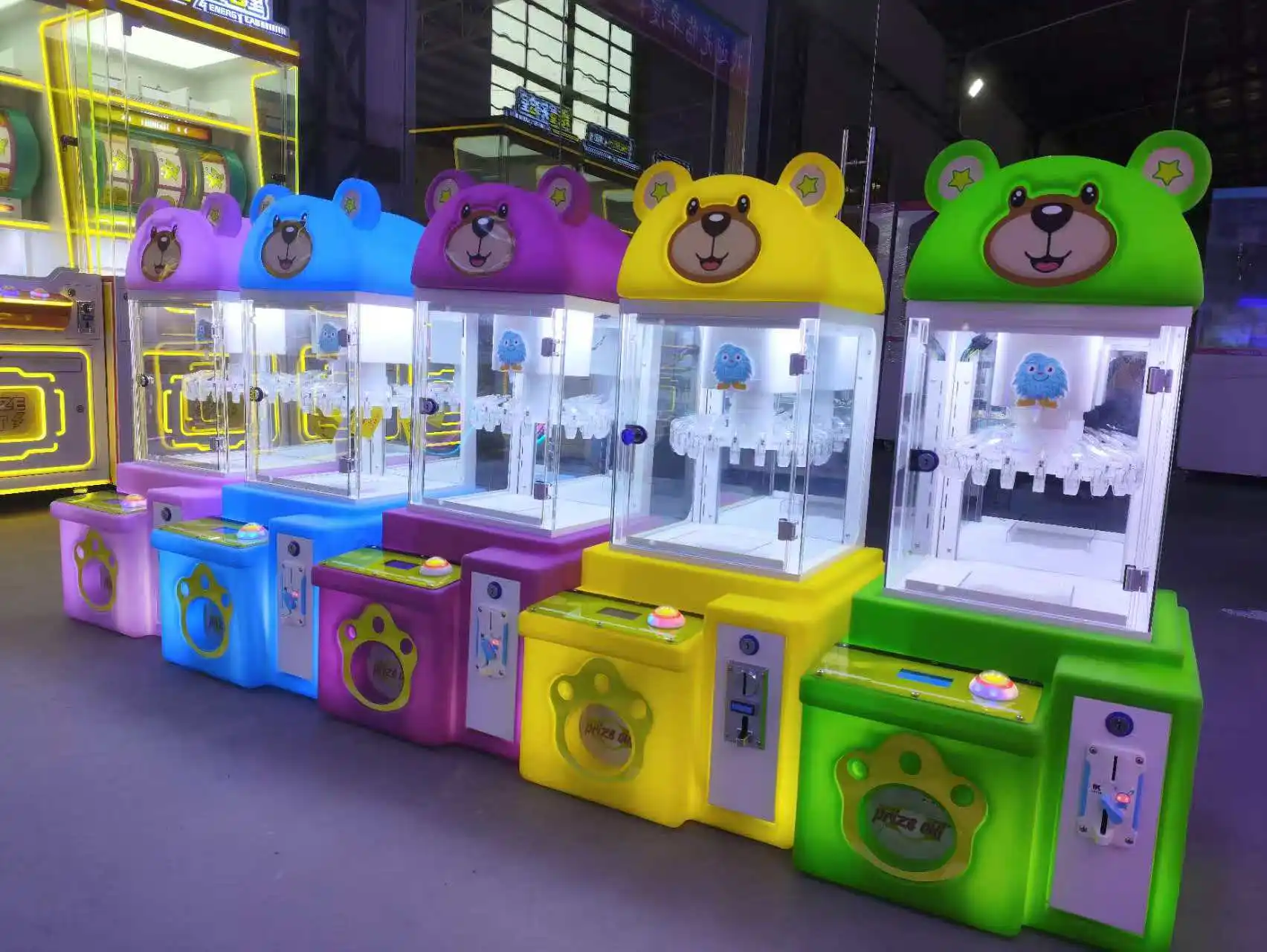 Customized Low Price Gift Game Machine Coin-Operated Automatic Clip Game Machine Mini Clamp Machine