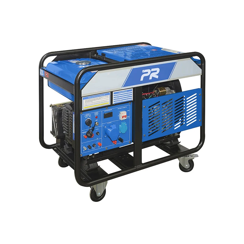 15kVA 400V Power Generator 10000-11000 Watt Water-Cooled Portable Petrol Gasoline with 90kW Rated Power Silent Type