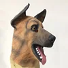 Maschera testa di cane marrone