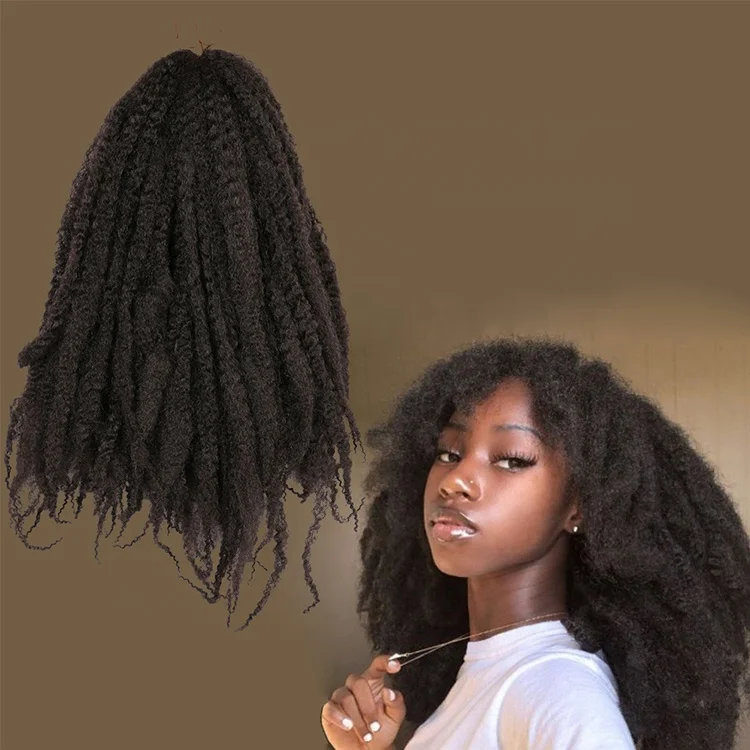 Afro Kinky Curly Hair Extensions Long Afro Kinky Marley Braid Twist Crochet Synthetic Kinky Hair Extension Marley Braid Hair Buy Marley Hair Crochet Hair Kinky Twist Crochet Hair Synthetic Crochet Braid Hair Product