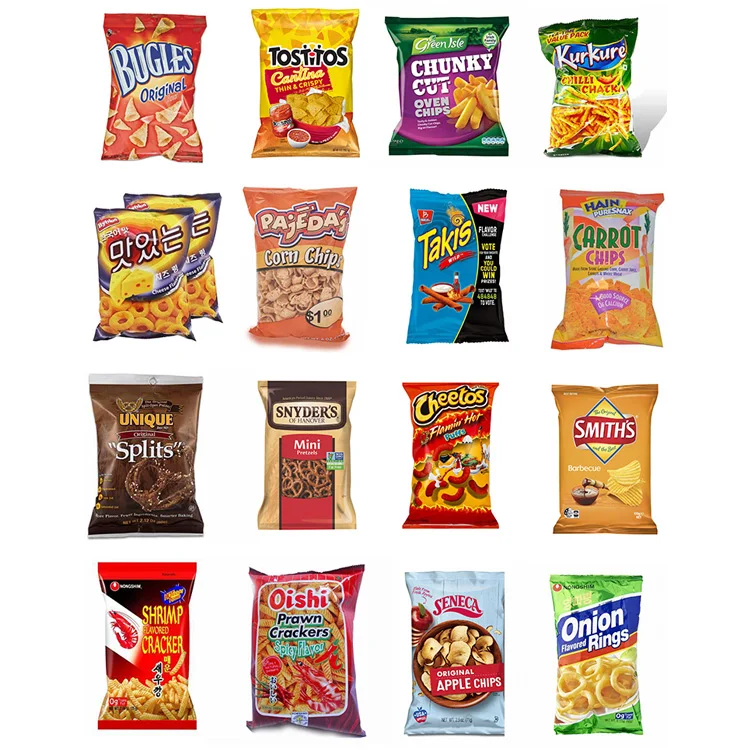 Semi-Automatic Bucket Chain Packing Seeds Beans Snacks Peanut Nuts Food Nitrogen Potato Chips Multi-function Packaging Machines