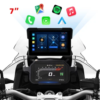 EKIY Android 13.0 7 Inch Motorcycle Carplay GPS Wifi Navigation