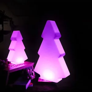 Christmas Tree Lamp Water Proof Color Changing LED Plastic Christmas Tree Lights Colorful Decoration