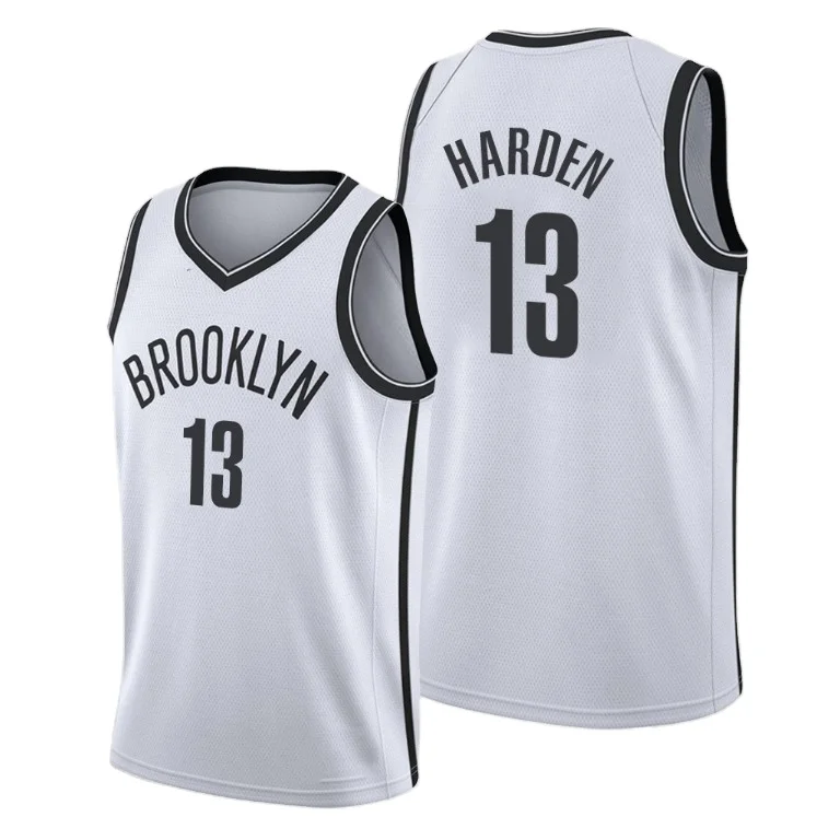 Quick-Drying and Breathable 13 Harden Swingman Jersey T-Shirt ZQYDUU Mens Basketball Jersey Nets No Soft Texture The Best Gift for Fans 