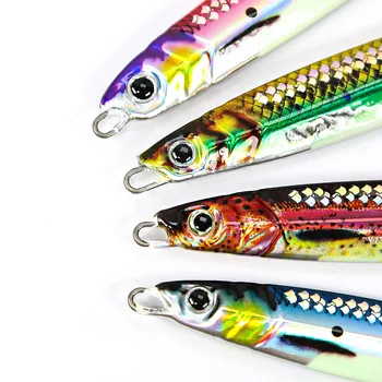 3D Printed Lead Fish 40g/60g/80g Deep-Sea Jigging Spanish Mackerel Iron Plate Bionic Artificial Lure Fast Retrieval Slow Sinking – Metal Jig – view 4