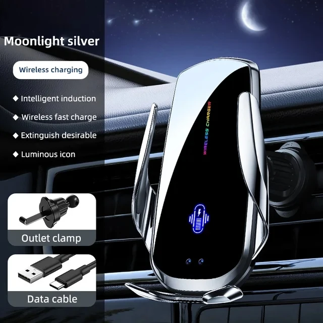 F4 Infrared Smart Sensor Car Wireless Charger 15W Fast Charging