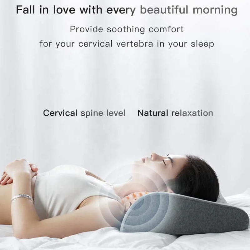 Cuscino Memory Foam Cervicale Sagomato - Supporto Per Collo, Anti-russamento, 100% Poliestere