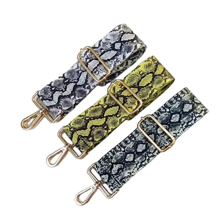 snakeskin bag strap