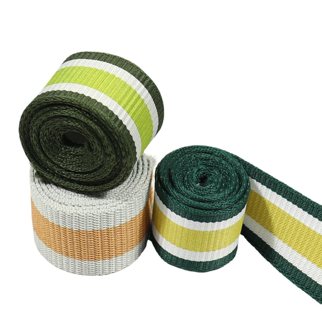 Custom 38mm Durable Jacquard Webbing Strap for Home Textiles Bags Shoes Versatile Bag & Shoe Accessory