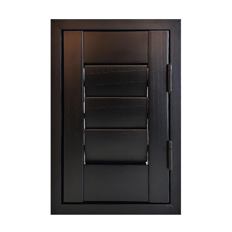High Quality Wood Blinds Shades Shutters Breathable Window Brushed Color Coating Anti-Rust UV Protected Stylish