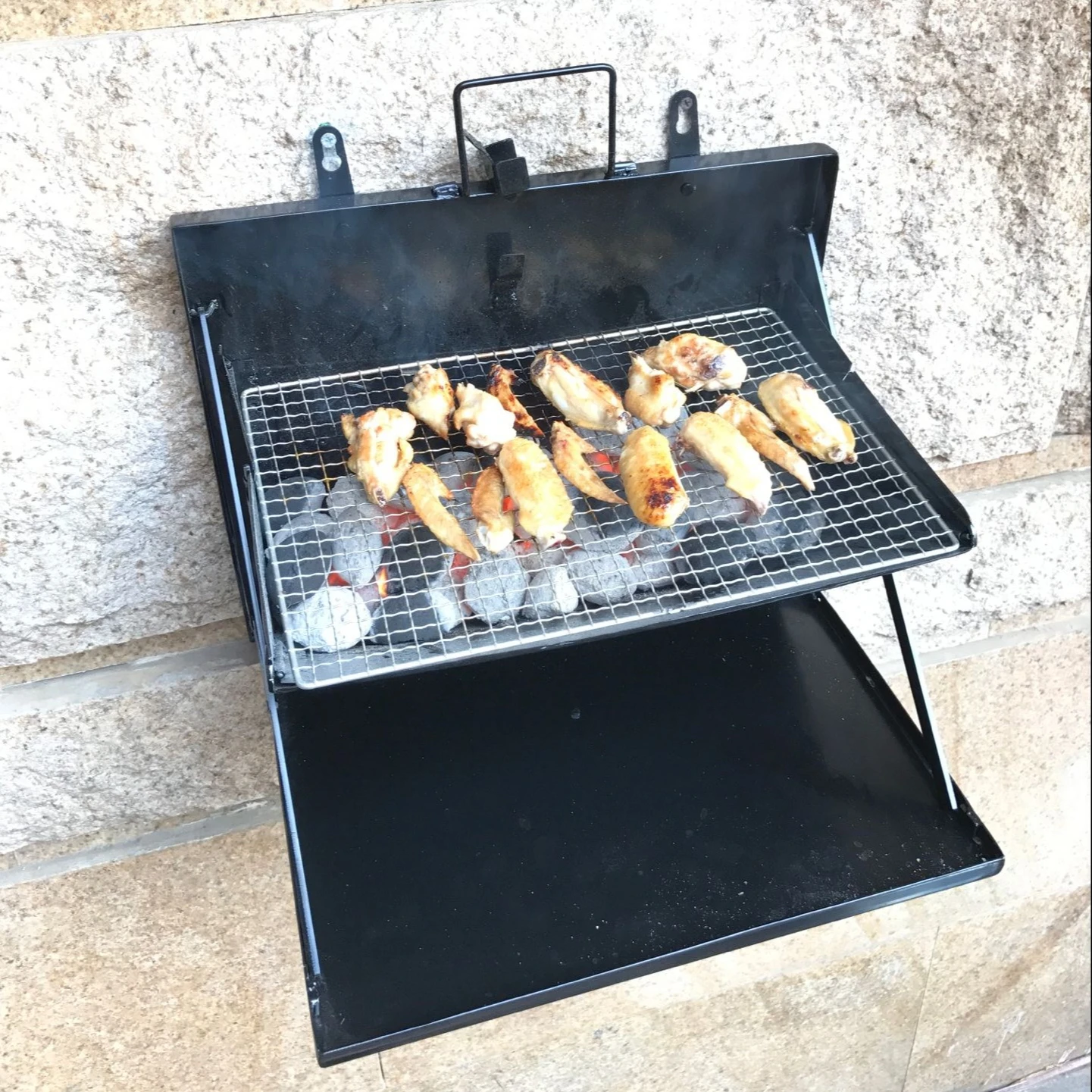 Mini Portable Korean Bbq Grill for Home Charcoal Stainless Steel Barbecue Grill Korean Bbq Table
